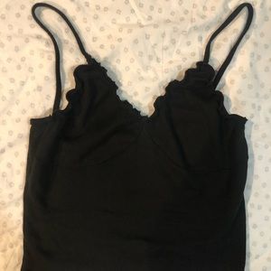 Brandy Melville black crop top